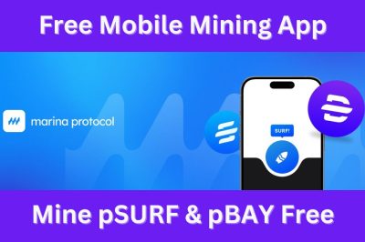 Marina Protocol: Mine pSURF & pBAY Tokens for free