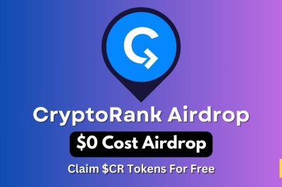 Crypto Rank Airdrop | How to Farm CR Tokens